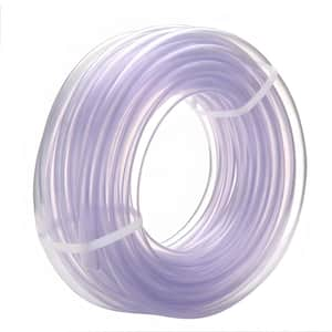 7/8 in. O.D. x 5/8 in. I.D. x 25 ft. Clear PVC Braided Vinyl Tube