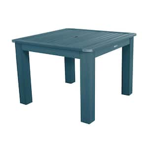 Nantucket Blue Square Recycled Plastic Outdoor Dining Table