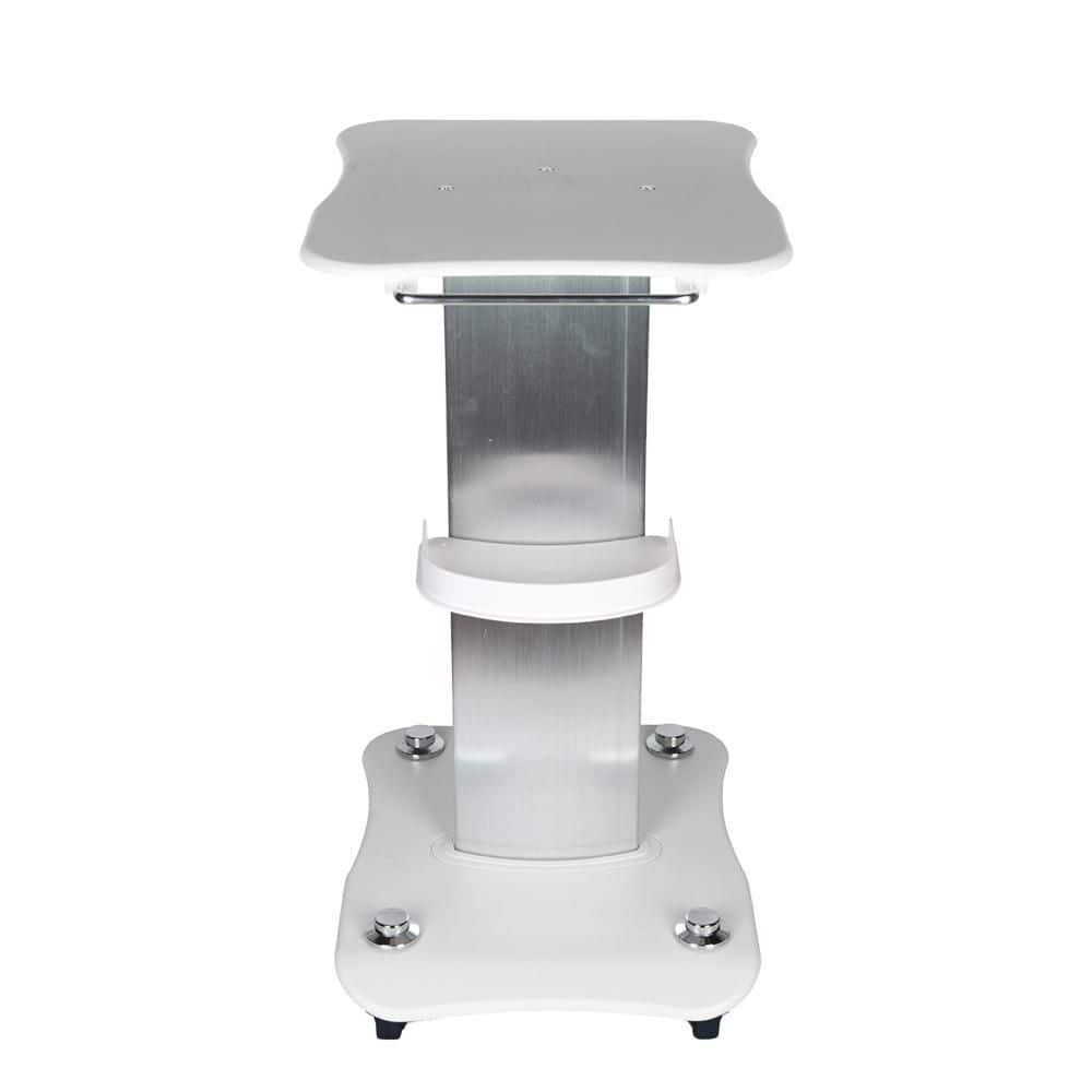 YIYIBYUS Aluminum Alloy 4-Wheeled Rolling Salon Trolley in White HP ...