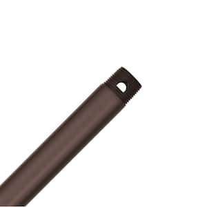 36 in. Original Chestnut Brown Double Threaded Extension Downrod for 12 ft. ceilings