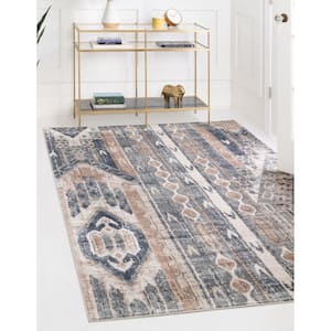 Portland Orford Navy/Tan 8 ft. x 11 ft. Area Rug
