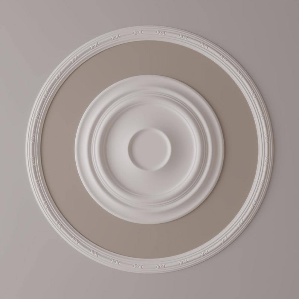 Ekena Millwork 40 3/8"OD x 35 1/2"ID x 2 1/2"W x 3/4"P Medea Ceiling Ring (1/4 of complete circle)