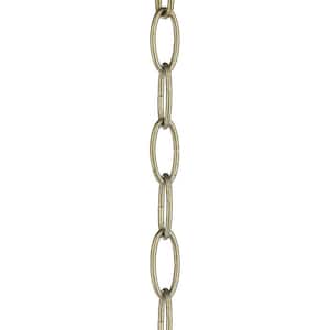 Accessory Chain - 48 in. of 9-Gauge Chain in Gilded Silver