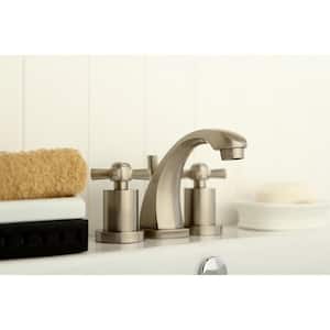 Millennium 8 in. Widespread 2-Handle Bathroom Faucet in Brushed Nickel