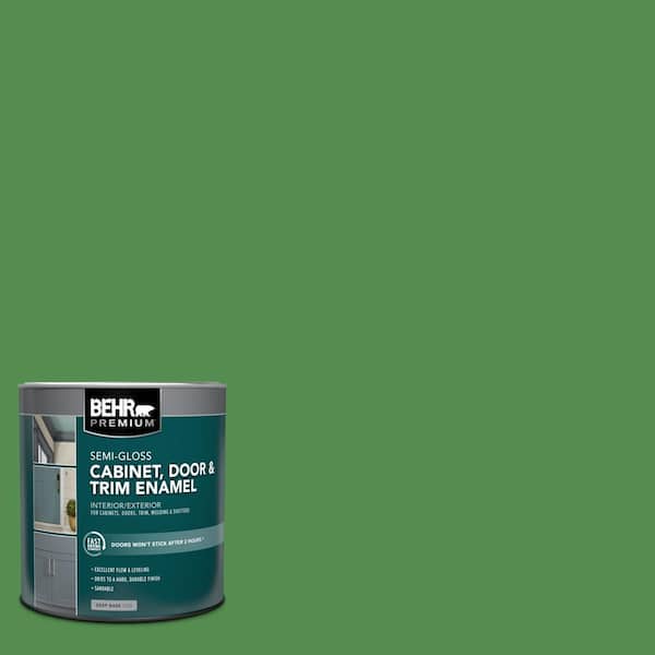 BEHR PREMIUM 1 qt. #M390-6 Belfast Semi-Gloss Enamel Interior/Exterior Cabinet, Door & Trim Paint