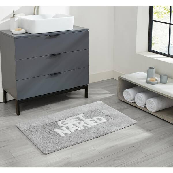 Home Decorators Collection Midnight 21 in. x 34 in. Microplush Non-Skid  Bath Rug HMT449_Midnight - The Home Depot