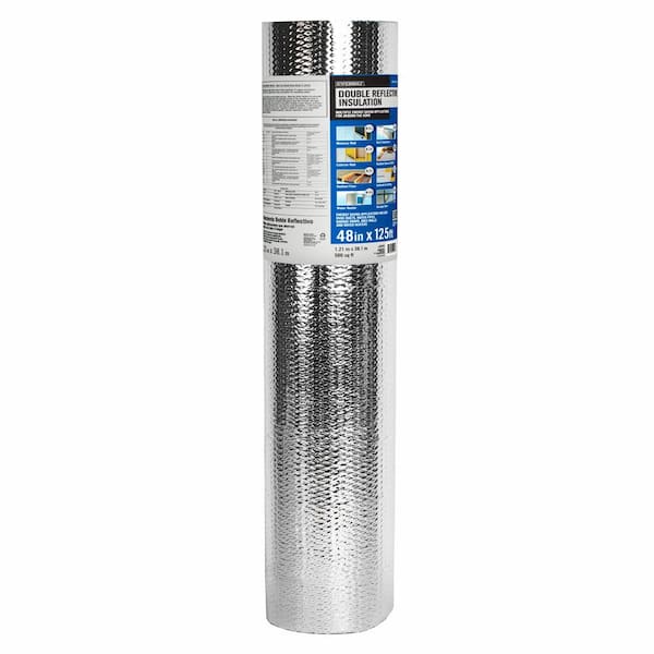 Everbilt 48 in. x 125 ft. Double Reflective Insulation Radiant Barrier