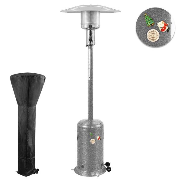 Patio Heaters Commercial Outdoor Propane Terrace Heaters with Moving Wheels with Pressure Reducing Valve 