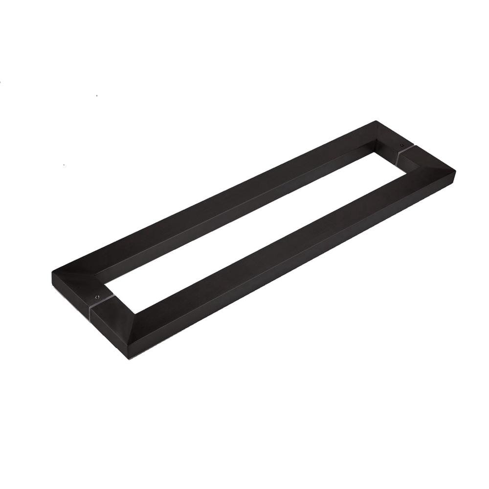 Matte Black Metal Barn Door Handle for Single Door