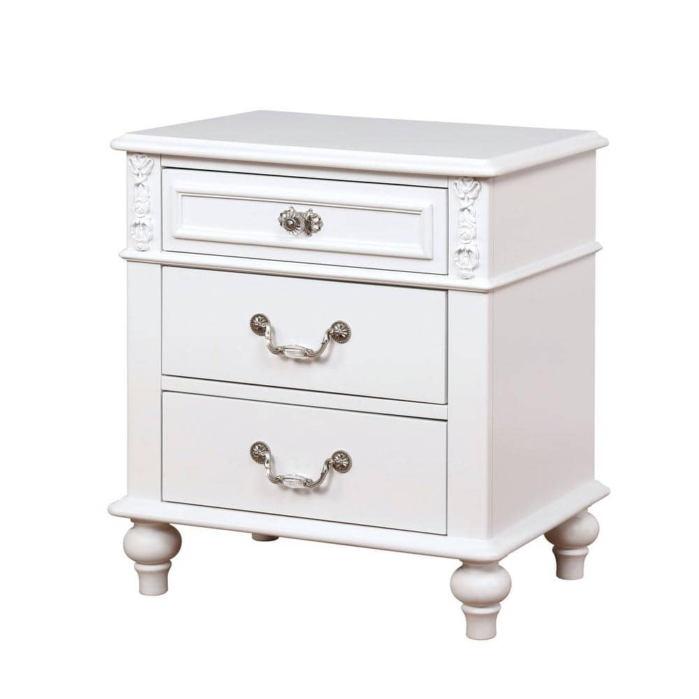 beautiful white nightstands