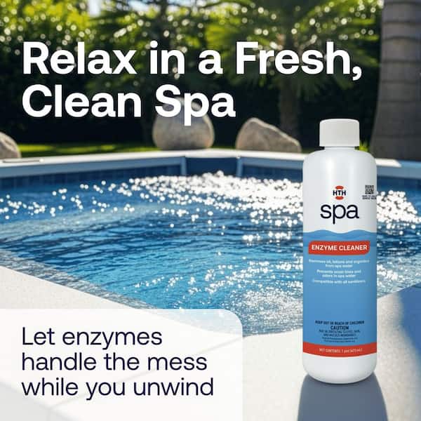 HTH 16 fl oz. Spa Enzyme Cleaner 86241 - The Home Depot