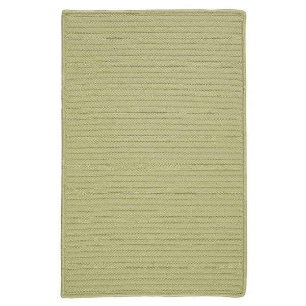 Colonial Mills Simply Home Celery 3 ft. x 5 ft. Solid Indoor/Outdoor Area Rug
