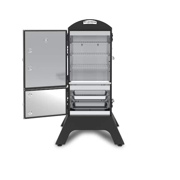 Broil King Smoke Vertical Charcoal Smoker in Black 923610 - The Home Depot