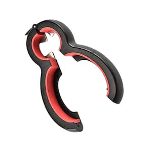6 in 1 Can and Jar Opener Kitchen Tool with Adjustable Non-Slip Silicone Grip for Seniors Arthritis Hands