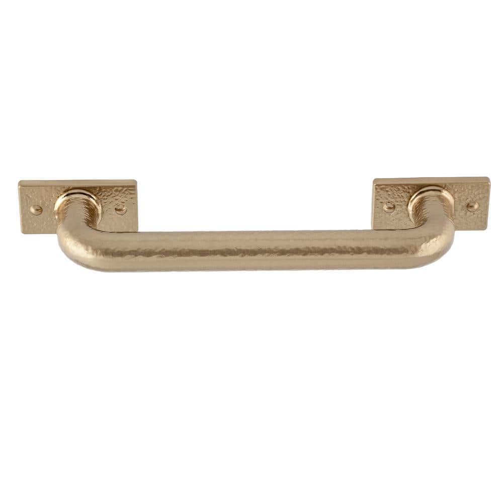 Molly 6-Inch Satin Brass Cylindrical Bar Pull with Mounting Hardware