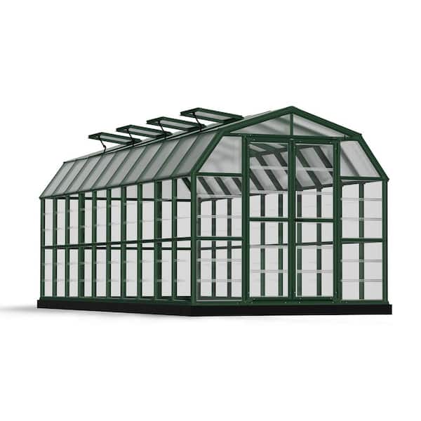 CANOPIA by PALRAM Grand Gardener 8 ft. x 20 ft. Green/Clear DIY Greenhouse Kit