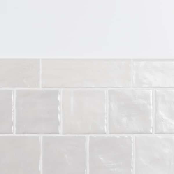 Ivy Hill Tile Amagansett Gin White 2.55 in. x 7.87 in. Mixed 