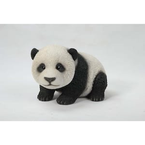 Baby Panda Crawling Statue