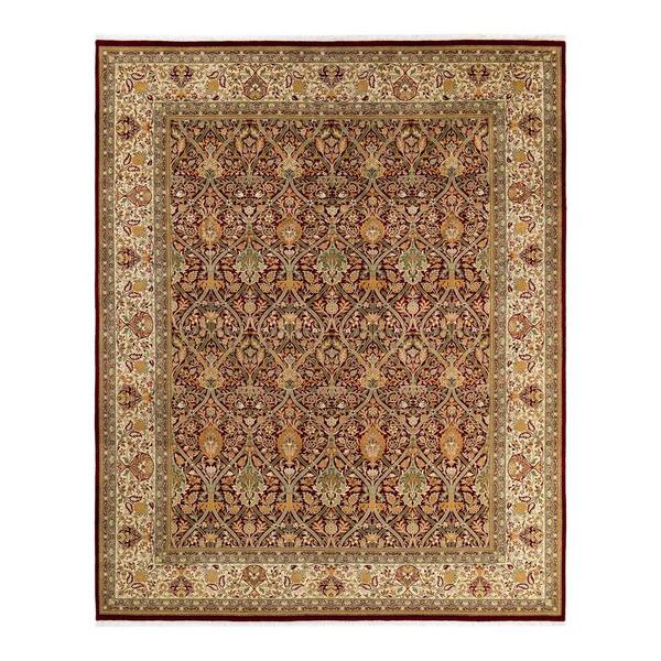 Solo Rugs One-of-a-Kind Traditional Red 8 ft. x 10 ft. Hand Knotted Oriental Area Rug