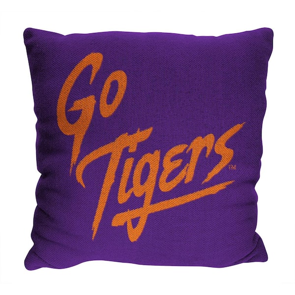 Clemson embroidered outlet pillow