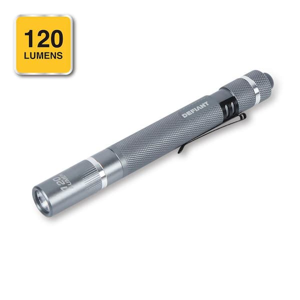 Defiant 120 Lumen Aluminum Pen Light with UV Function-2AAA 90702