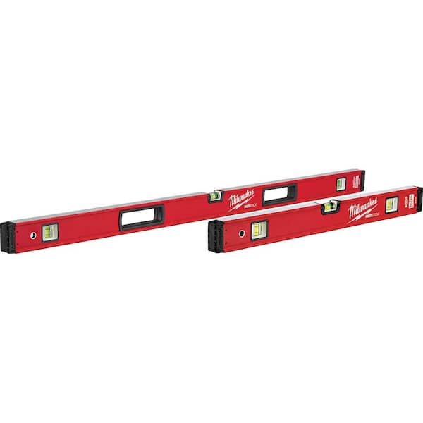 Milwaukee Mht932459100 Minibox Level 10cm Red & Black Shockproof End Caps for sale online 