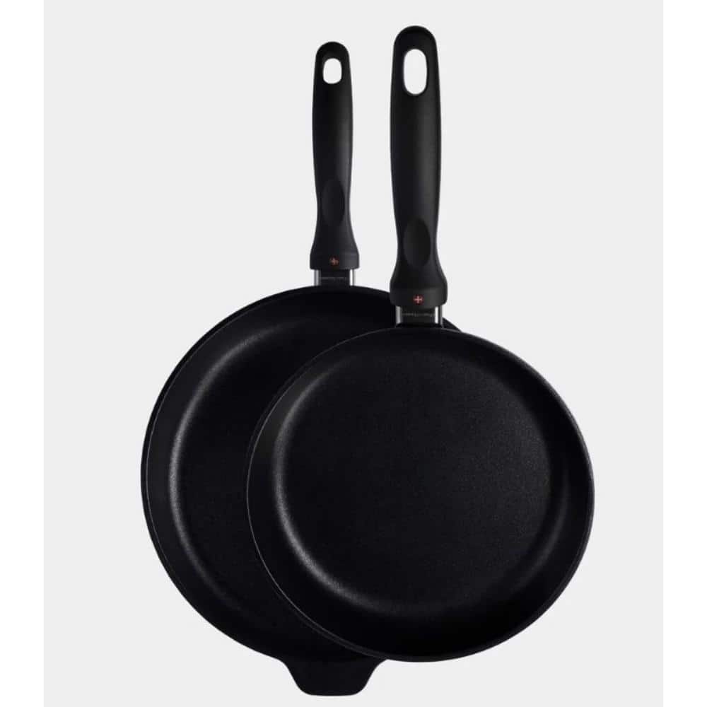 Swiss Diamond XD 2-Piece Aluminum Black Set: Frying Pan Set 9.5 in
