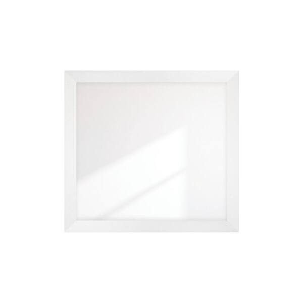 BrandtWorks Moonlit Bright Gray Wall Mirror 40 in. W x 43 in. H