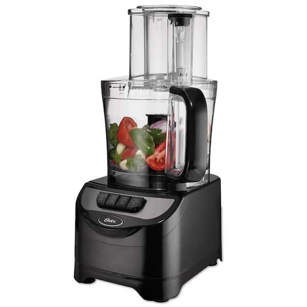 Oster 10-Cup Black 4-in-1 Versatility 2 Speed Food Processor System 985119587M -