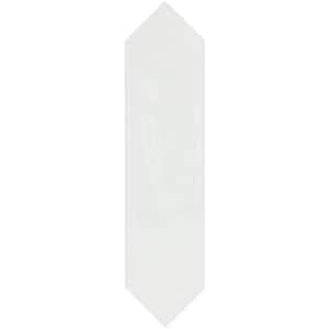 LuxeCraft Artic White Glossy 3 in. x 12. in. Glazed Ceramic Picket Wall Tile (8.8 sq. ft./Case)