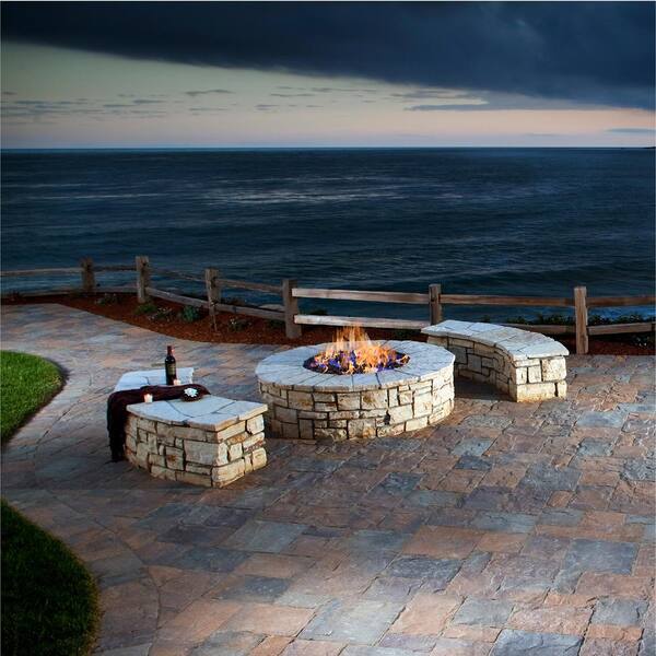 Irish Roast 1 4 In Blended Fire Glass, Fire Pit Crystals Home Depot