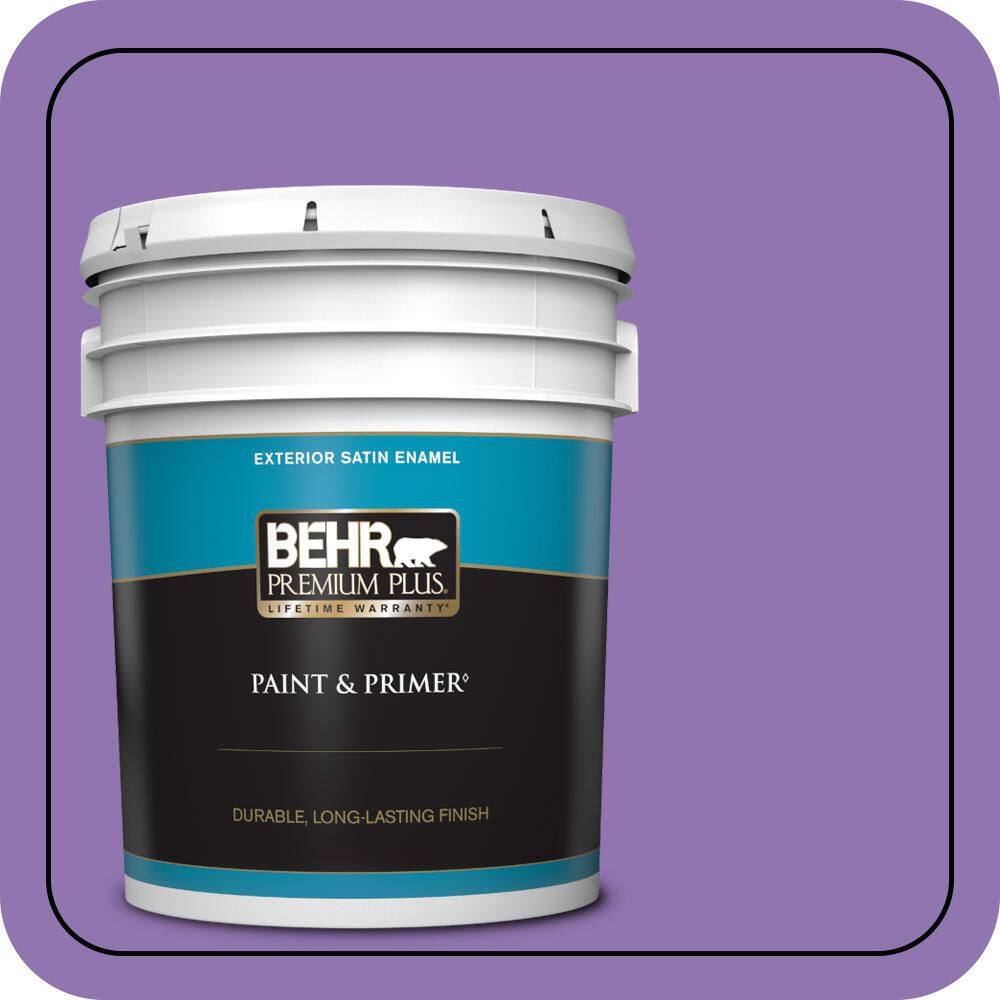 5 gal. #P570-5 Romantic Moment Satin Enamel Exterior Paint & Primer price history on PriceWatchPro
