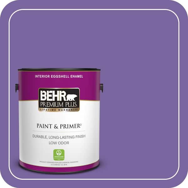 BEHR PREMIUM PLUS 1 gal. #PPU16-03 Purple Paradise Eggshell Enamel Low Odor Interior Paint & Primer
