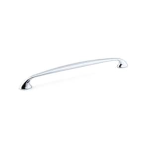 Montreal Collection 10 1/8 in. (256 mm) Chrome Transitional Curved Cabinet Arch Pull