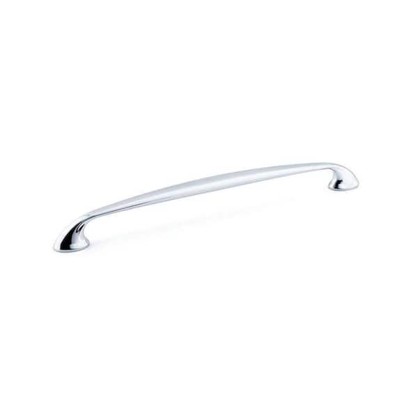 Richelieu Hardware Montreal Collection 10 1/8 in. (256 mm) Chrome Transitional Curved Cabinet Arch Pull