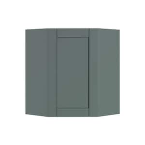 Washington 20 in. W x 12 in. D x 30 in. H Assembled Plywood Wall Bridge Kitchen Cabinet in Verdant Green with Soft Close