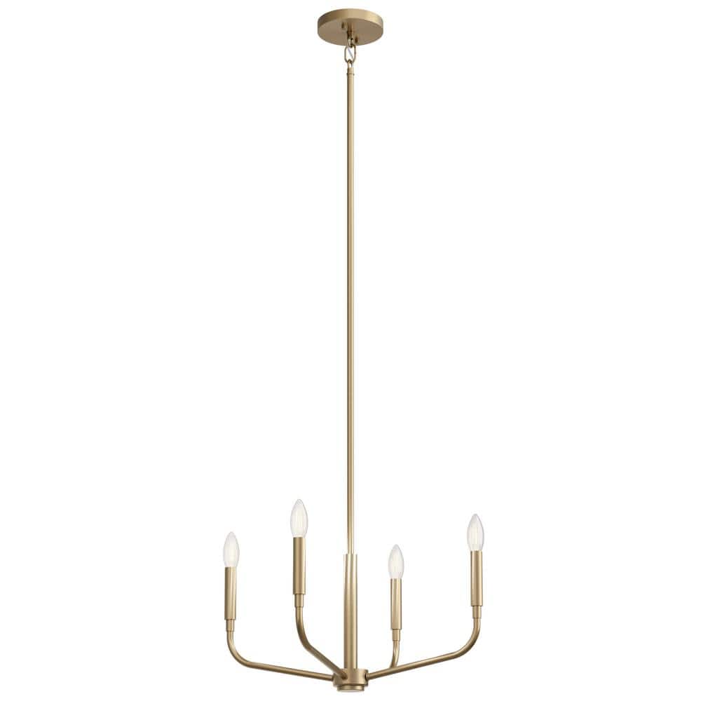KICHLER Madden 20 in. 4-Light Champagne Bronze Modern Candle