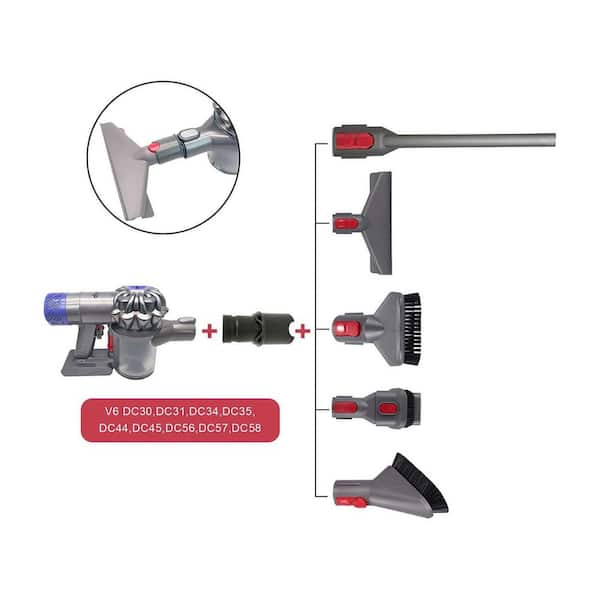 LAIFUCAM Vacuum Attachment Kit for Dyson Gen5 V15 V12 V8 V11 V10
