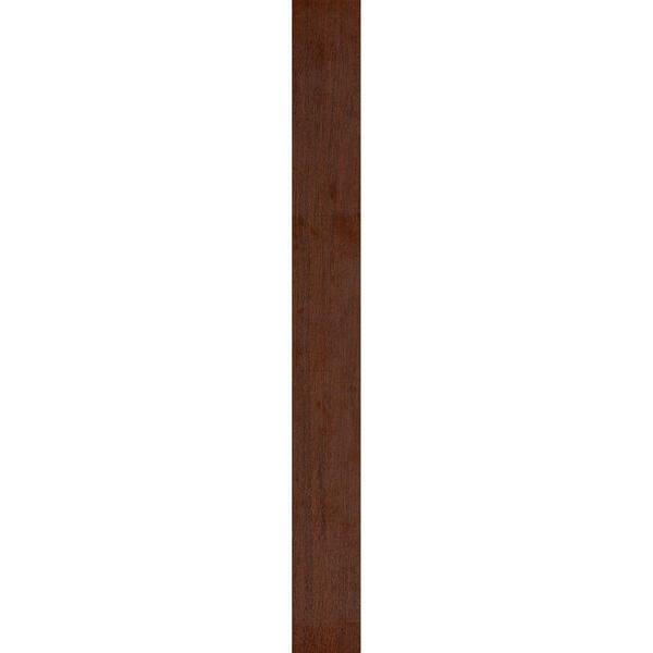 TopTile 48 in. x 5 in. Deep Rosewood Woodgrain Ceiling and Wall Plank (16.5 sq. ft. / case)