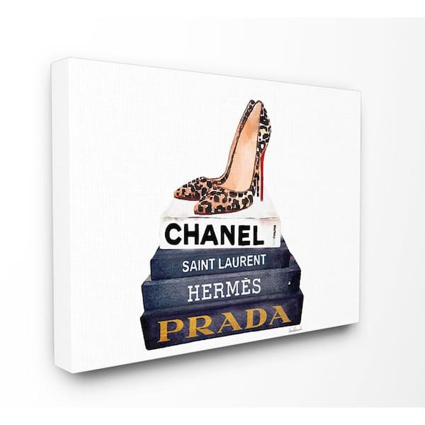 Stupell Industries 16 in. x 20 in. Glam Fashion Book Set Leopard Pumps  Heels by Amanda Greenwood Printed Canvas Wall Art agp-101_cn_16x20 - The  Home Depot