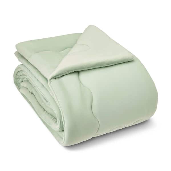 HGTV Cooling Quietude-Sage Green Throw Blanket
