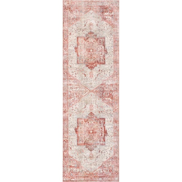 nuLOOM Harriet Red 3 ft. x 20 ft. Persian Runner Rug