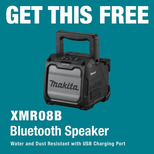 Makita XRH10PTW 18V X2 LXT (36V) Brushless 1-1/8 in. AVT SDS-Plus Rotary Hammer 5.0Ah Kit w/ Extractor, AWS