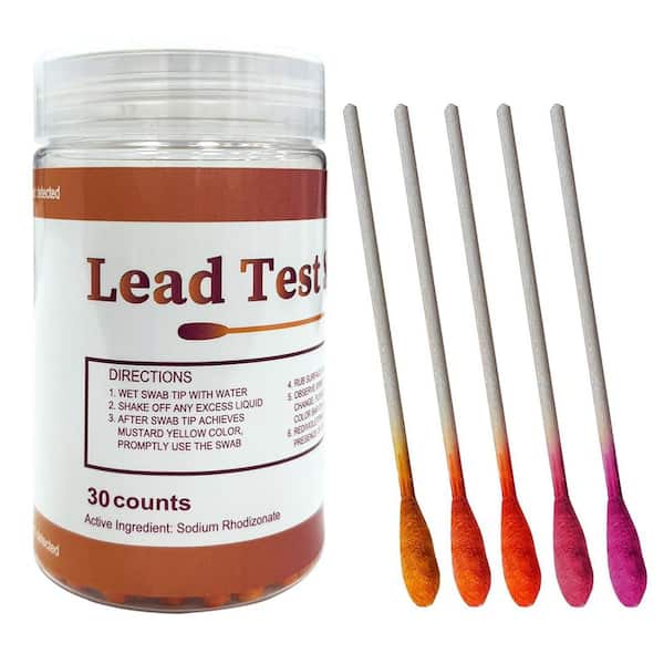 30-Piece Home Series Standard Size Lead Test Kit for Instant 30 Second Results on Paint Toys Jewellery Metals Woodwork