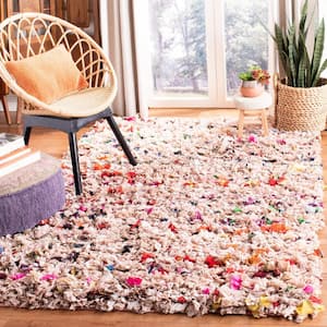 Rio Shag Blush 8 ft. x 10 ft. Solid Area Rug