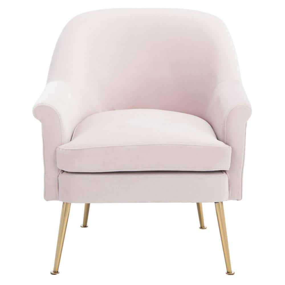 SAFAVIEH Rodrik Light Pink Upholstered Accent Chairs ACH4005B The   Light Pink Safavieh Accent Chairs Ach4005b 64 1000 