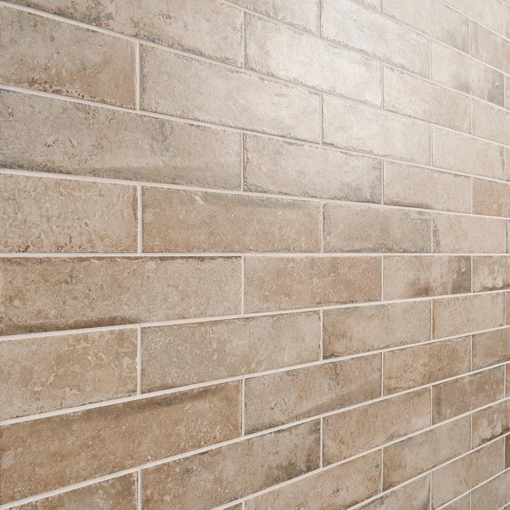 Ravello 3" x 12" Beige Natural Porcelain Tile