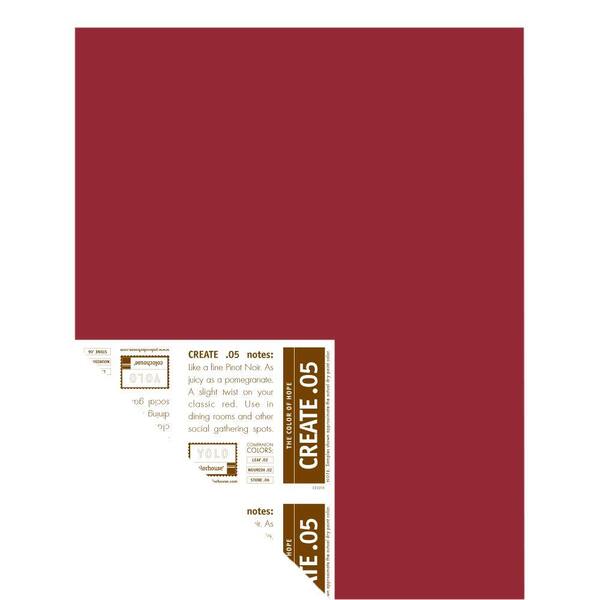 YOLO Colorhouse 12 in. x 16 in. Create .05 Pre-Painted Big Chip Sample