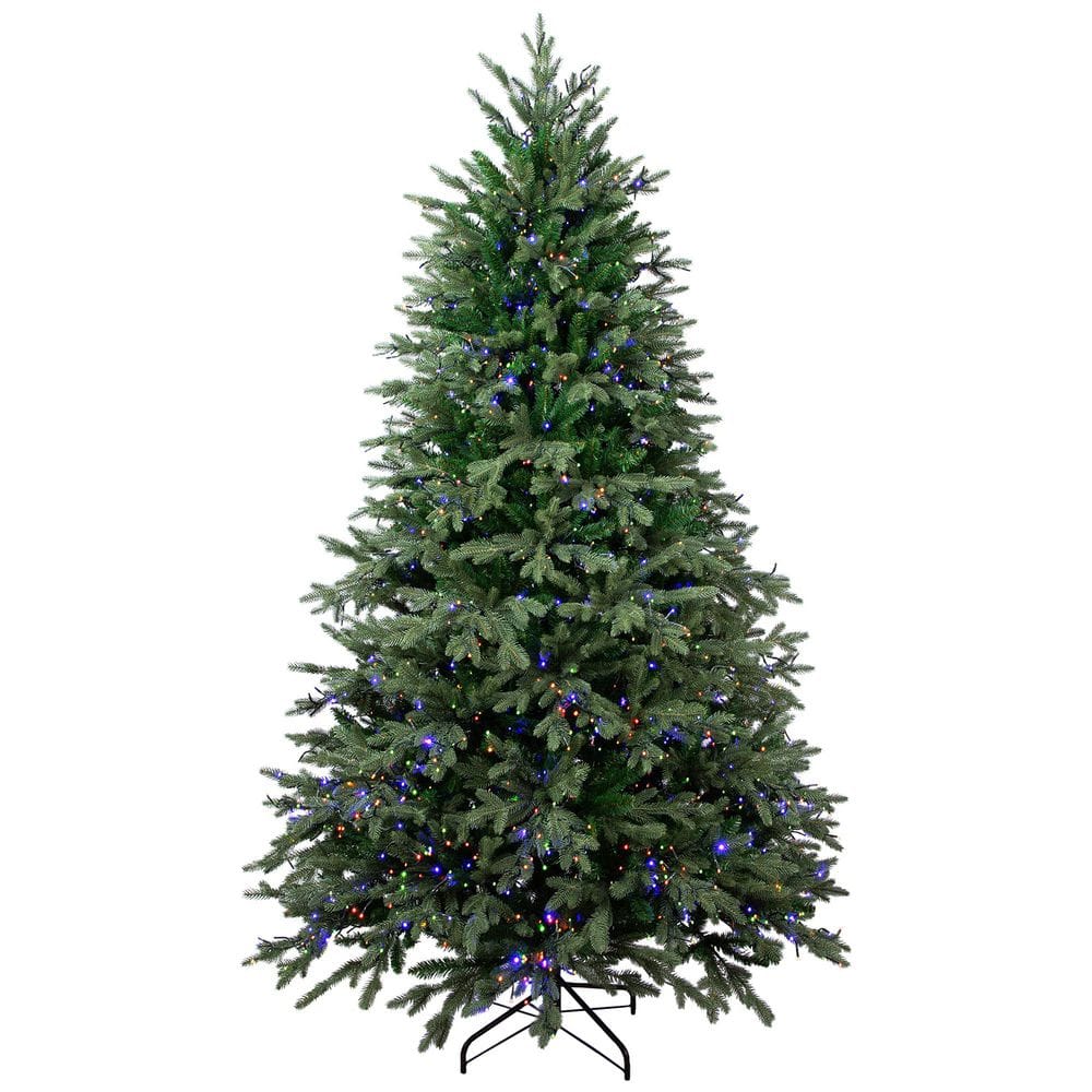 Northlight Real Touch Pre-Lit Grande Balsam Fir Artificial Christmas Tree-7.5' Dual Color LED