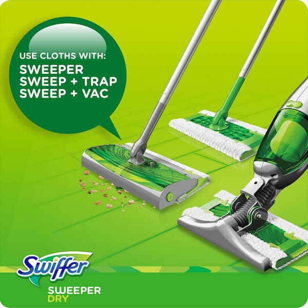 Procter & Gamble Swiffer Sweeper Max/XL Dry Cloth Refills, White, 16 Per  Box, 6/Case, 96 Total, PAG37109CT